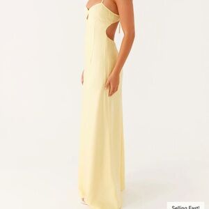 Peppermayo JosieElegant Yellow Maxi Dress